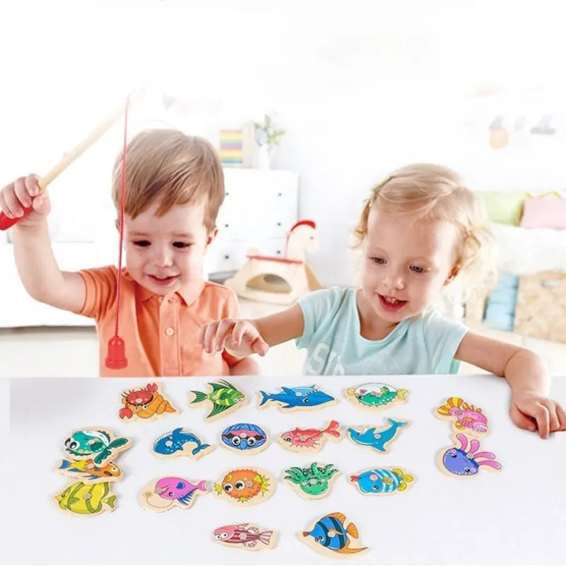 Montessori houten hengelspel Montessori & Speelgoed