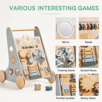 Montessori houten loopwagen duwspeelgoed voor baby Montessori & Speelgoed