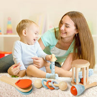 Montessori houten muziekinstrumentenset Montessori & Speelgoed