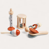 Montessori houten muziekinstrumentenset Montessori & Speelgoed