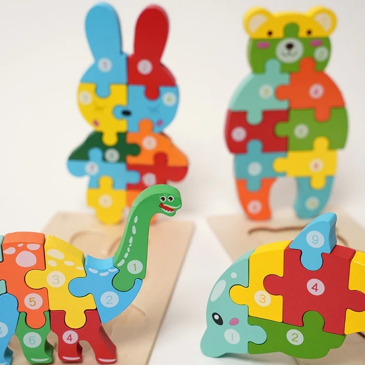 Montessori houten puzzel Montessori & Speelgoed