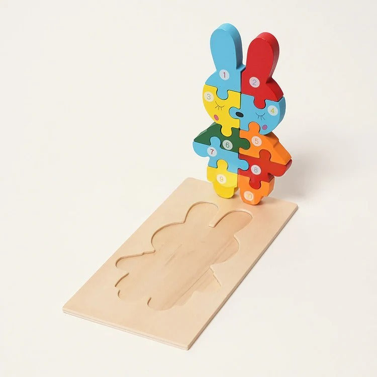 Montessori houten puzzel Montessori & Speelgoed