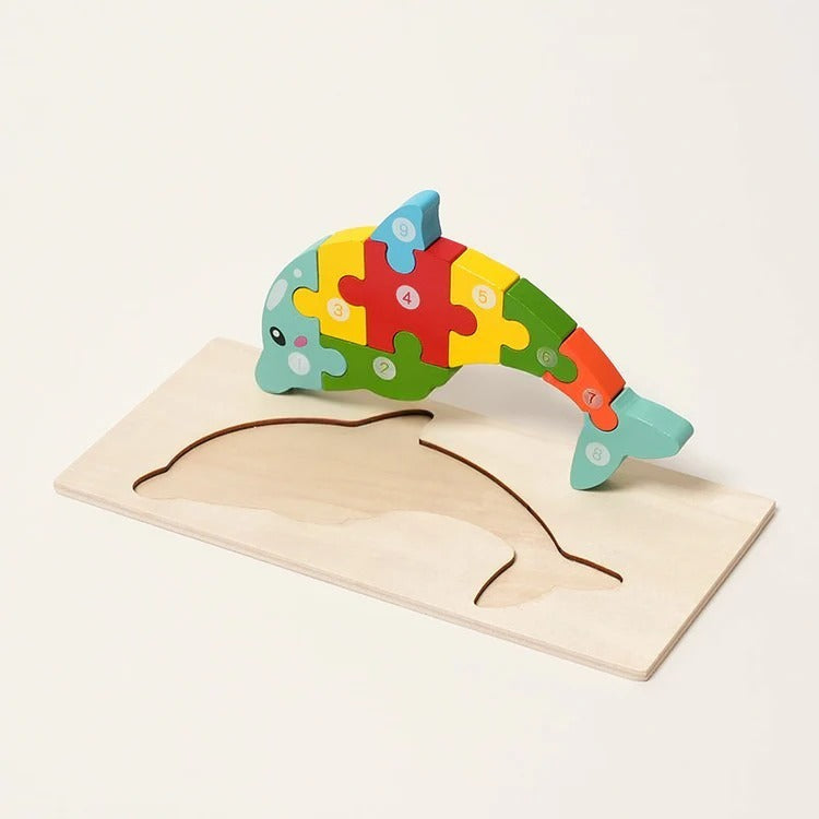 Montessori houten puzzel Montessori & Speelgoed