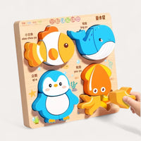 Montessori houten puzzels Montessori & Speelgoed