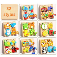 Montessori houten puzzels Montessori & Speelgoed