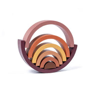Montessori houten regenboogpuzzel Montessori & Speelgoed