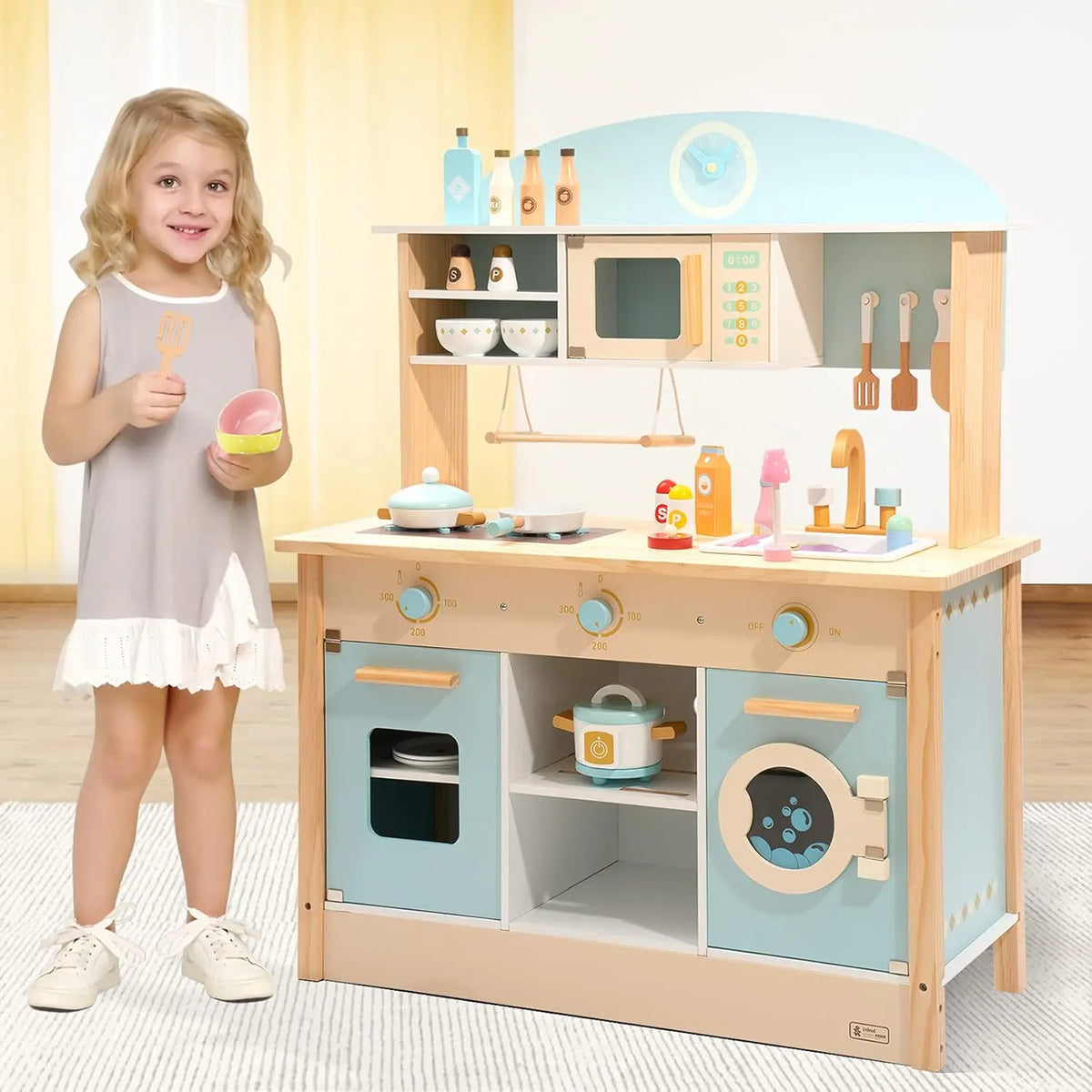 Montessori houten speelkeukenset voor kinderen Montessori & Speelgoed
