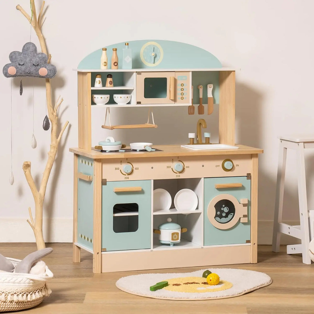 Montessori houten speelkeukenset voor kinderen Montessori & Speelgoed