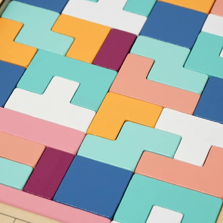 Montessori houten tetris Montessori & Speelgoed
