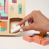 Montessori houten tetris Montessori & Speelgoed