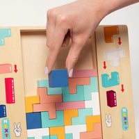 Montessori houten tetris Montessori & Speelgoed