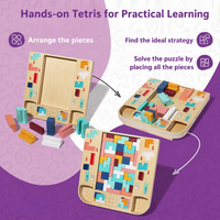 Montessori houten tetris Montessori & Speelgoed