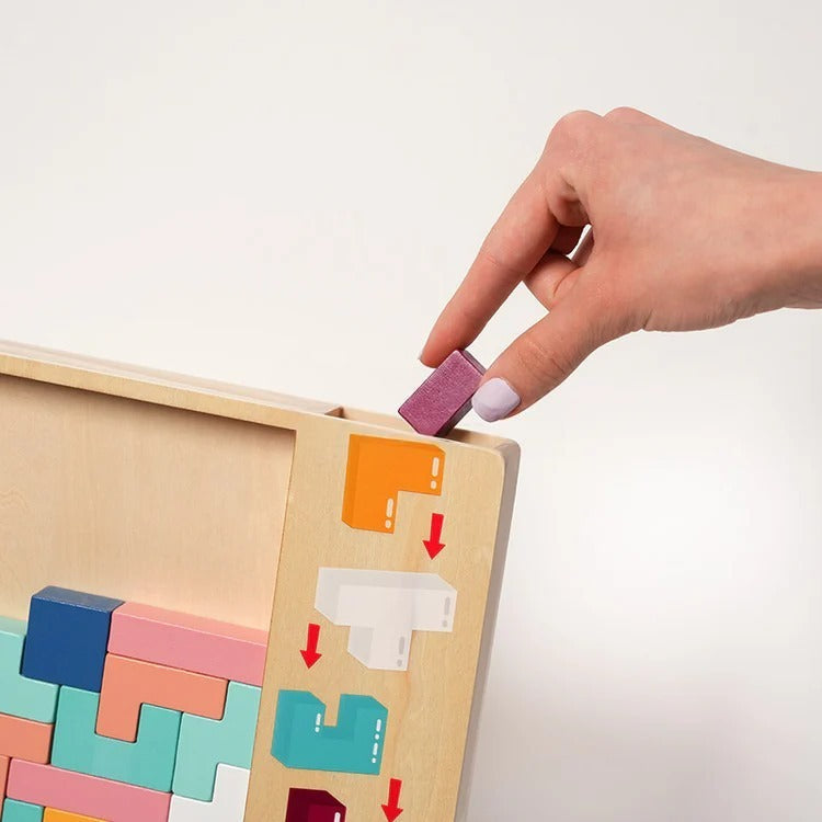 Montessori houten tetris Montessori & Speelgoed