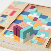 Montessori houten tetris Montessori & Speelgoed