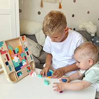 Montessori houten tetris Montessori & Speelgoed