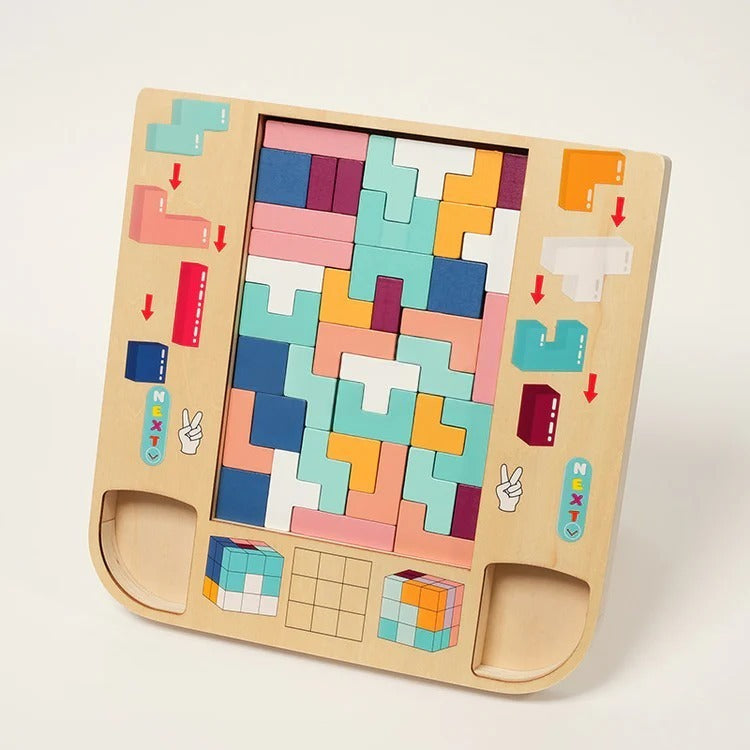 Montessori houten tetris Montessori & Speelgoed
