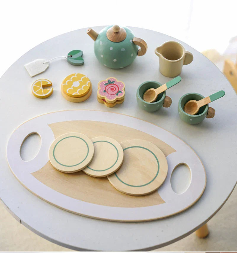 Montessori houten theeset Montessori & Speelgoed