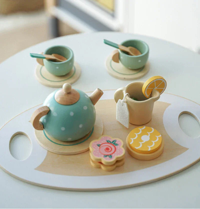 Montessori houten theeset Montessori & Speelgoed