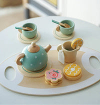 Montessori houten theeset Montessori & Speelgoed