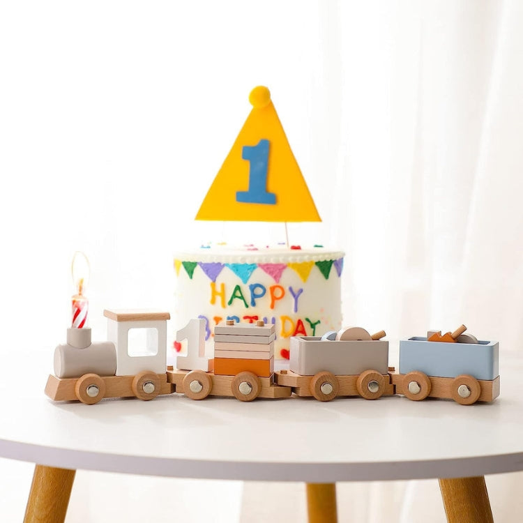 Montessori houten trein Montessori & Speelgoed