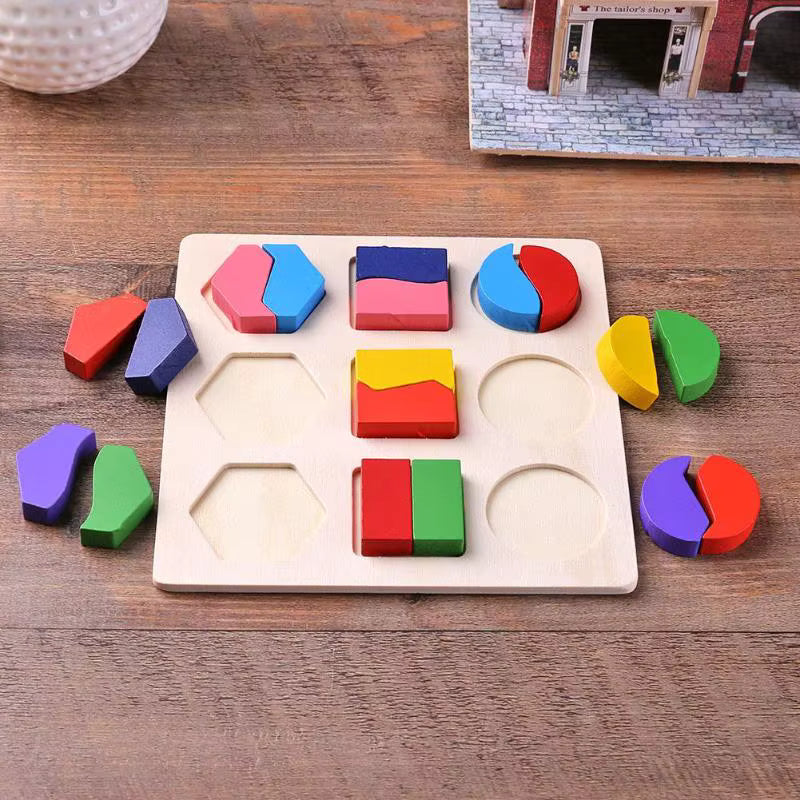 Montessori houten vormen-koppel activiteitenbord Montessori & Speelgoed