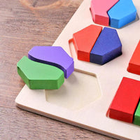 Montessori houten vormen-koppel activiteitenbord Montessori & Speelgoed
