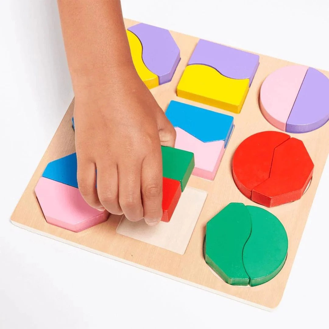Montessori houten vormen-koppel activiteitenbord Montessori & Speelgoed