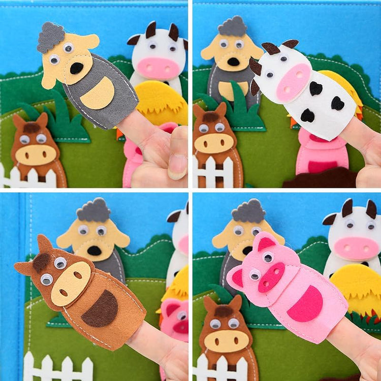 Montessori interactief boerderijboek Montessori & Speelgoed