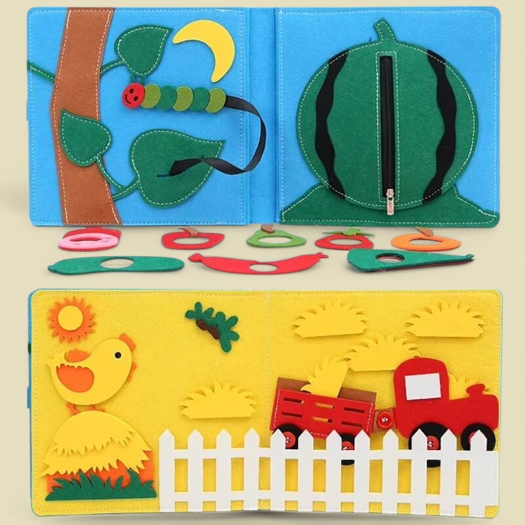 Montessori interactief boerderijboek Montessori & Speelgoed