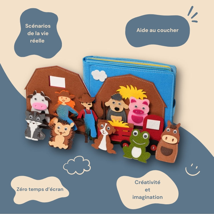 Montessori interactief boerderijboek Montessori & Speelgoed