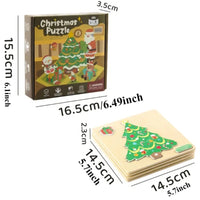 Montessori kerstpuzzel (set van 4) Montessori & Speelgoed