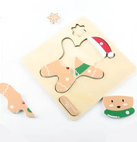 Montessori kerstpuzzel (set van 4) Montessori & Speelgoed