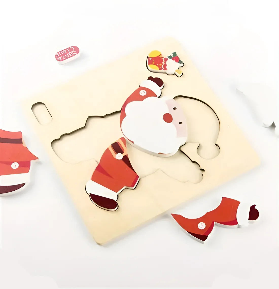 Montessori kerstpuzzel (set van 4) Montessori & Speelgoed