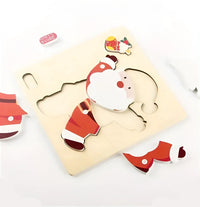 Montessori kerstpuzzel (set van 4) Montessori & Speelgoed