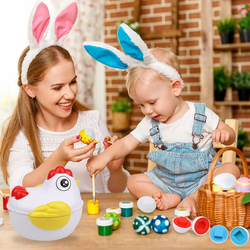 Montessori kip en geometrische vormen Montessori & Speelgoed