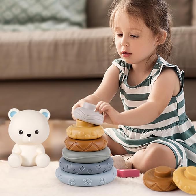 Montessori kleine-schildpad stapelaar Montessori & Speelgoed