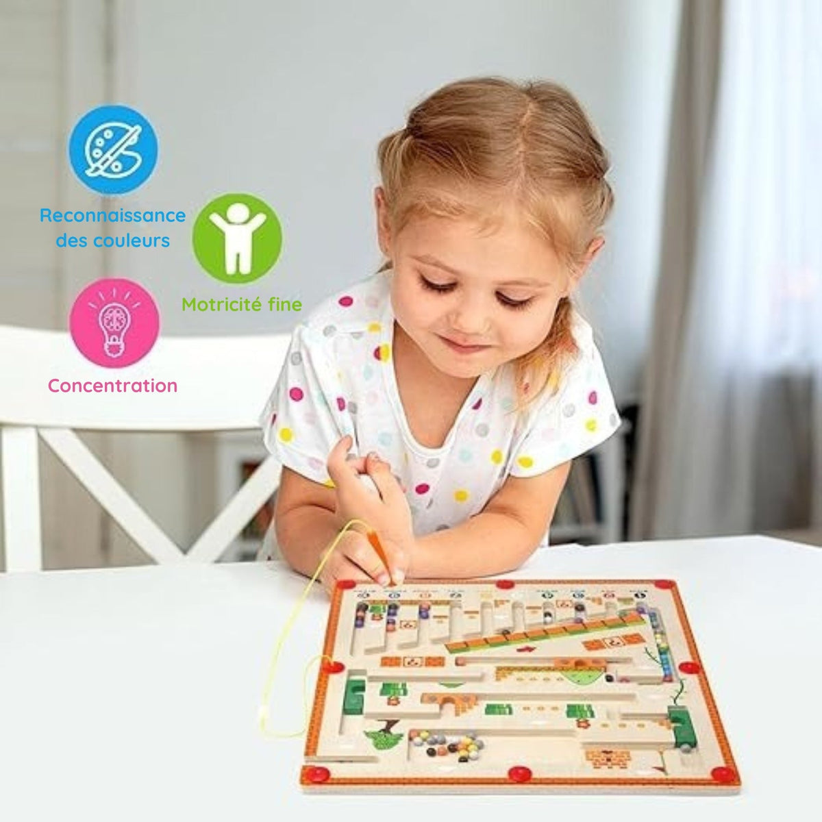 Montessori kleuren- en cijferdoolhof Montessori & Speelgoed
