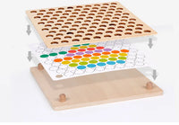 Montessori kleuren- en kralen-activiteitenbord Montessori & Speelgoed