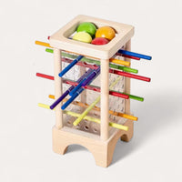 Montessori kleurrijke kralen- en staventoren Montessori & Speelgoed