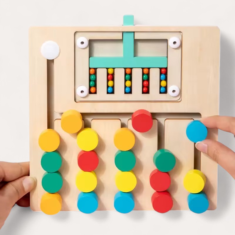 Montessori kleursorteerpuzzel Montessori & Speelgoed