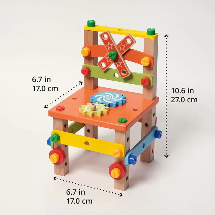 Montessori leuke doe-het-zelf stoel Montessori & Speelgoed