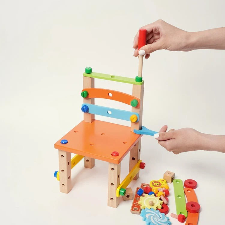 Montessori leuke doe-het-zelf stoel Montessori & Speelgoed