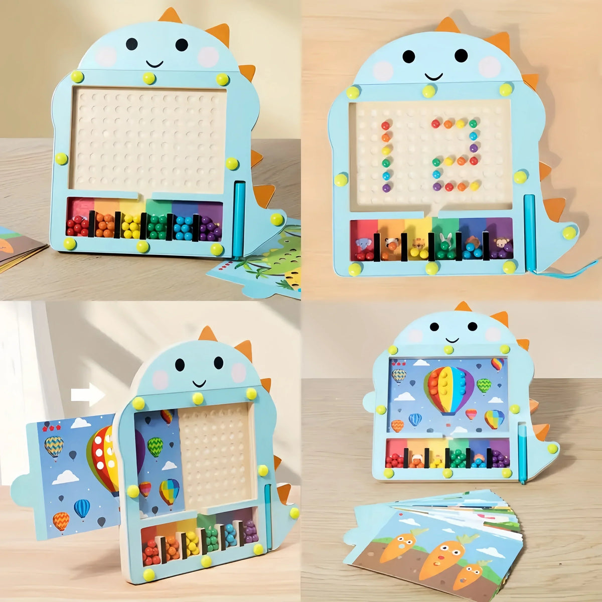 Montessori magnetisch dinosaurusspel Montessori & Speelgoed