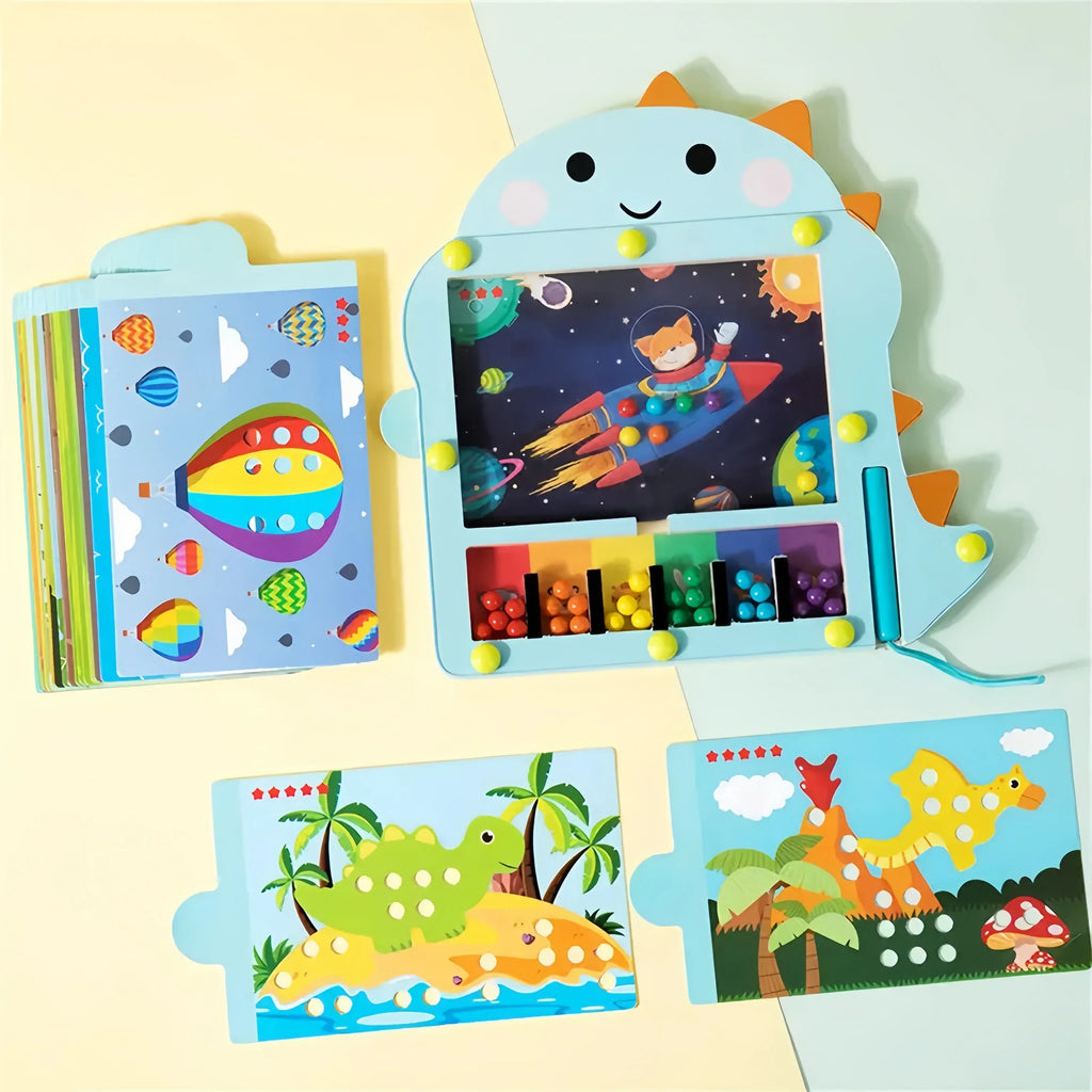 Montessori magnetisch dinosaurusspel Montessori & Speelgoed