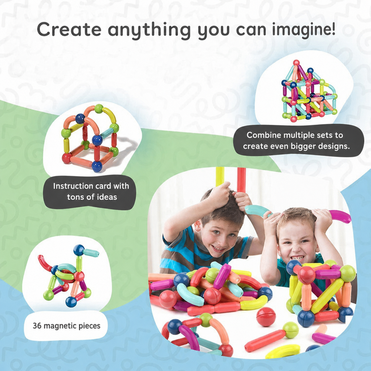 Montessori magnetisch spel Montessori & Speelgoed