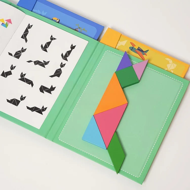 Montessori magnetisch tangramboek Montessori & Speelgoed