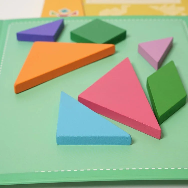 Montessori magnetisch tangramboek Montessori & Speelgoed