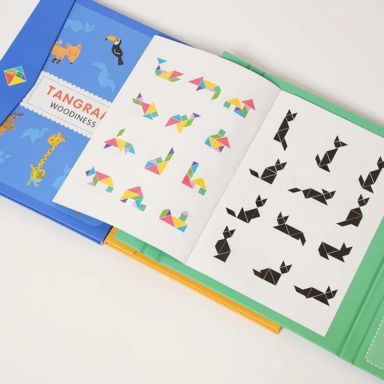 Montessori magnetisch tangramboek Montessori & Speelgoed