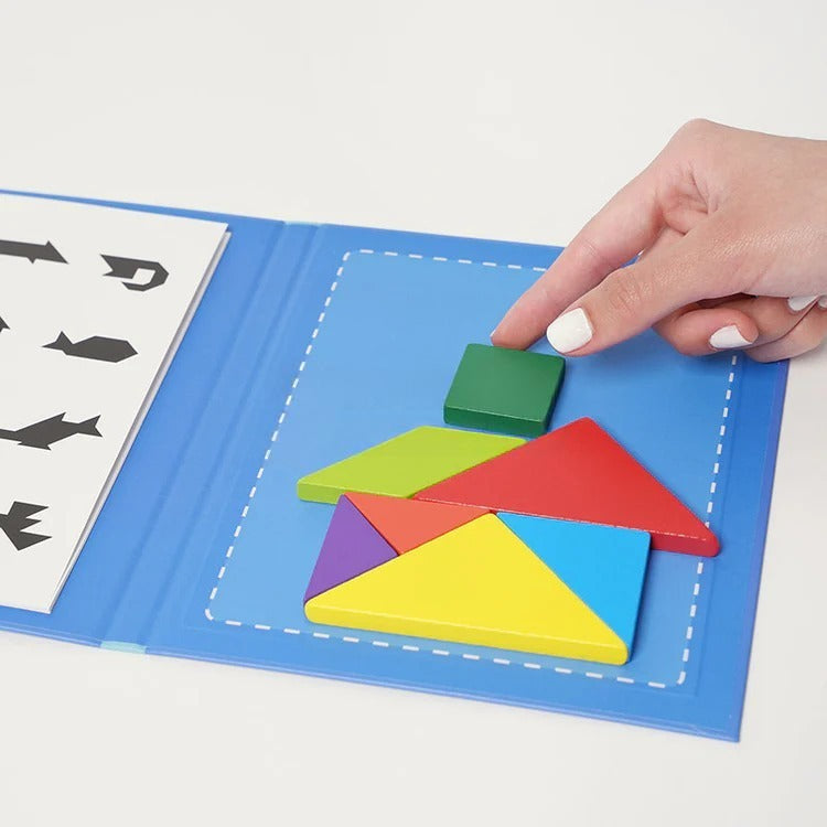 Montessori magnetisch tangramboek Montessori & Speelgoed