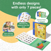 Montessori magnetisch tangramboek Montessori & Speelgoed